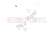 KAWASAKI 2014 Footrests