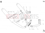 DUCATI 2007 Sporttouring ST3 EXHAUST SYSTEM » EXHAUST SYSTEM