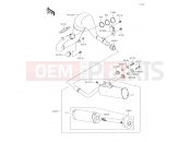 KAWASAKI 2015 Muffler(s)