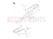 KAWASAKI 2015 Footrests