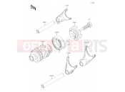 KAWASAKI 2017 Gear Change Drum/Shift Fork(s)