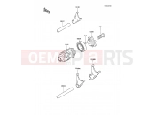 KAWASAKI 1990 Gear Change Drum/Shift Fork(s)
