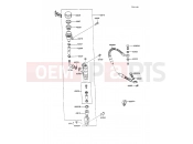 KAWASAKI 1990 Rear Master Cylinder