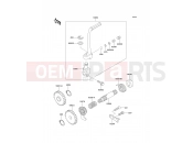 KAWASAKI 1991 Kickstarter Mechanism