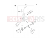KAWASAKI 1992 Kickstarter Mechanism