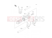 KAWASAKI 1996 Gear Change Drum/Shift Fork(s)