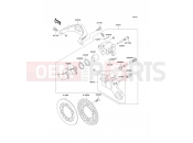 KAWASAKI 1996 Rear Brake