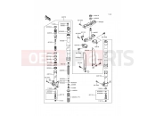 KAWASAKI 2000 Front Fork