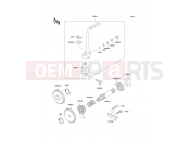 KAWASAKI 2000 Kickstarter Mechanism