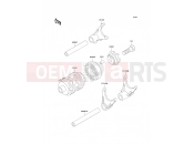 KAWASAKI 2001 Gear Change Drum/Shift Fork(s)