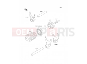 KAWASAKI 2004 Gear Change Drum/Shift Fork(s)
