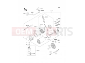 KAWASAKI 2000 Starter Motor