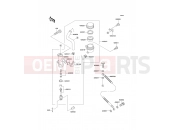 KAWASAKI 2000 Rear Master Cylinder