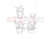 KAWASAKI 2000 Crankcase Bolt Pattern
