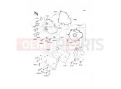 KAWASAKI 2000 Left Engine Cover(s)