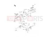 KAWASAKI 2000 Footrests