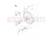 KAWASAKI ER-5 (ER500-A4) Front Hub