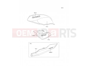 KAWASAKI ER-5 (ER500-A4) Decals(Gray)