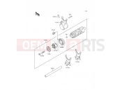 KAWASAKI ER-5 (ER500-B4) Gear Change Drum/Shift Fork(s)