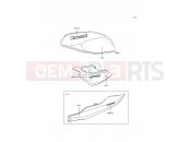 KAWASAKI ER-5 (ER500-B4) Decals(Red)