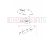 KAWASAKI ER-5 (ER500-B4) Decals(Blue)