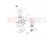 KAWASAKI GPZ500S (EX500-D7) Cylinder/Piston(s)