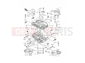 KAWASAKI GPZ500S (EX500-D7) Crankcase
