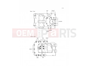 KAWASAKI GPZ500S (EX500-D7) Crankcase Bolt Pattern