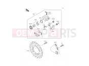 KAWASAKI GPZ500S (EX500-D7) Rear Brake