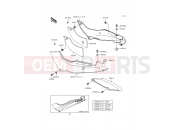 KAWASAKI GPZ500S (EX500-D7) Side Covers/Chain Cover