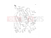 KAWASAKI 2000 Leg Shield/Chain Cover