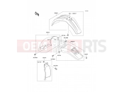 KAWASAKI 2000 Fenders