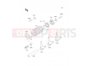 KAWASAKI 2000 Gear Change Drum/Shift Fork(s)