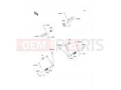 KAWASAKI 2000 Footrests