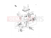 KAWASAKI 2000 Starter Motor
