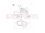KAWASAKI VN CLASSIC (VN400-C5) Right Engine Cover(s)