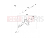 KAWASAKI VN CLASSIC (VN400-C5) Front Hub