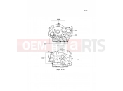 KAWASAKI 2000 Crankcase Bolt Pattern