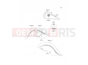KAWASAKI 2000 Decals(Beige)