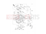 KAWASAKI 2000 Cylinder Head