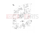 KAWASAKI 2000 Starter Motor
