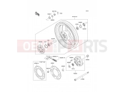 KAWASAKI 2000 Rear Wheel/Chain