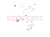 KAWASAKI 2000 Labels