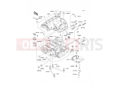 Kawasaki NINJA ZX-6R (ZX636-A1P) Crankcase exploded drawing > oem