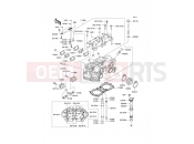 KAWASAKI W650 (EJ650-A4) Cylinder Head