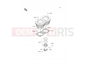 KAWASAKI W650 (EJ650-A4) Cylinder/Piston(s)