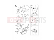 KAWASAKI W650 (EJ650-A4) Left Engine Cover(s)