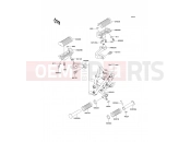 KAWASAKI W650 (EJ650-A4) Footrests