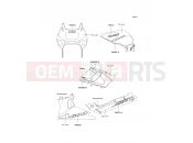 KAWASAKI 2002 Decals(Silver/Graystone)