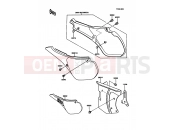 KAWASAKI KDX200 (KDX200-C2) Side Covers/Chain Cover